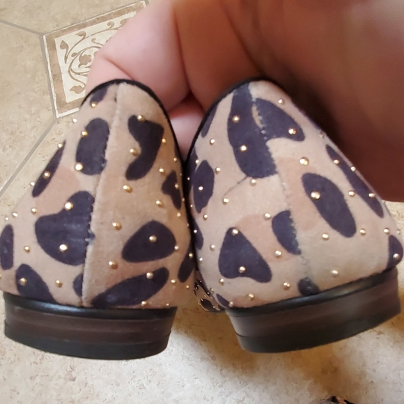 Women's leopard studded loafer shoes - Gianni Bini - Picture 5 of 5